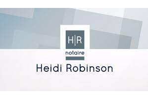 Heidi Robinson, notaire